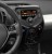 Genuine Toyota Aygo 2014 Onwards Centre Console man aircon Bold Black - 554050H060C0