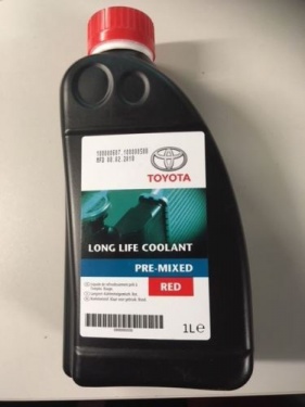 Toyota Red Coolant Antifreeze 1 Litre Pre Mixed 08889-80006