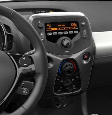 Genuine Toyota Aygo 2014 Onwards Centre Console aut aircon Electro Grey - 554050H070B0